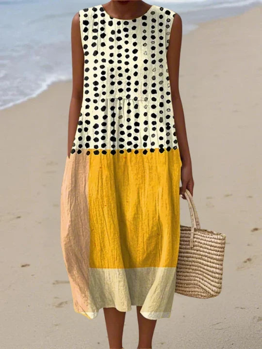 Women's Sleeveless Midi Dress Collection