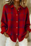 Joyce™ | Soft Plaid Button Cardigan