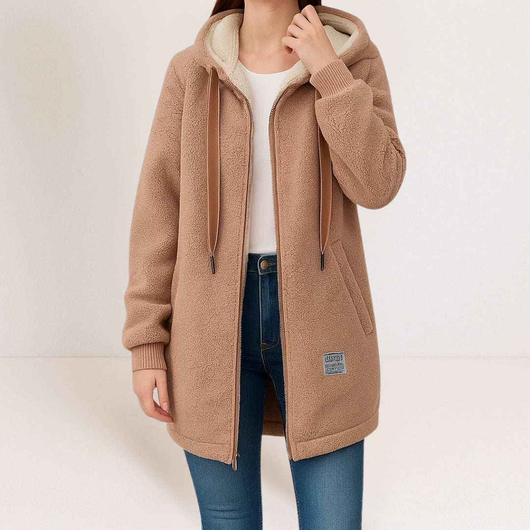 Margaret Hooded Sherpa Jacket