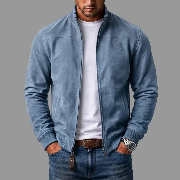 Sommerfeld | Elegant Suede Bomber Jacket for Men (Buy 1, Get 1 FREE)