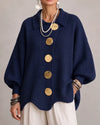 Rosa | Oversized Button Knit Sweater