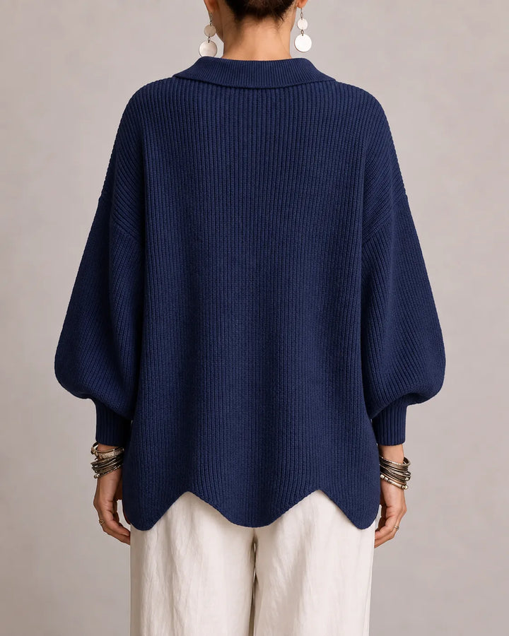 Rosa | Oversized Button Knit Sweater