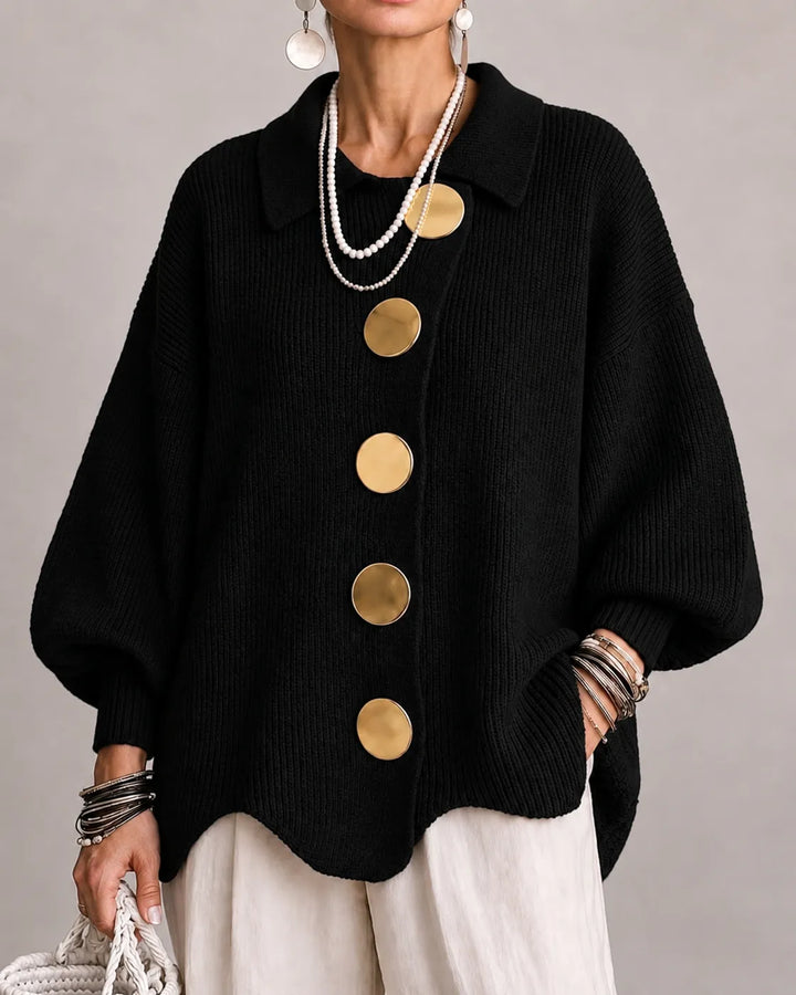 Rosa | Oversized Button Knit Sweater