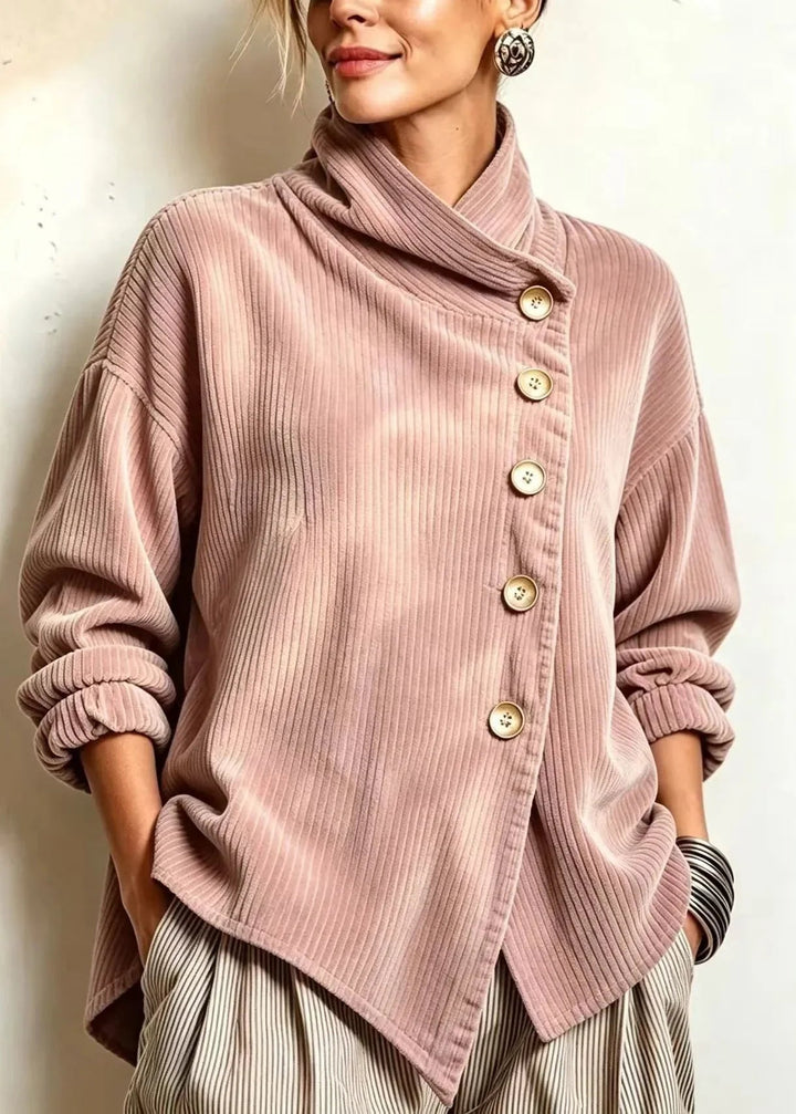 Hollis & June | Olivia Corduroy Button-Up Top