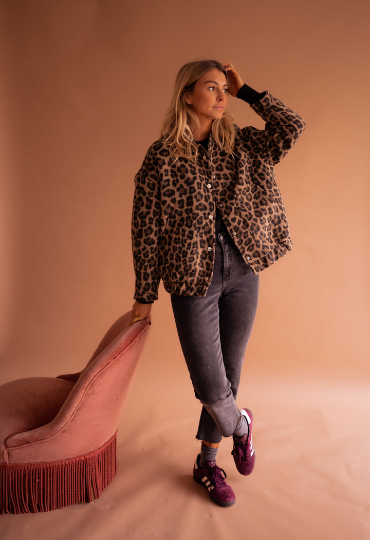 Roslyn Leopard Jacket