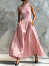 Carlota Maxi Dress with Contrast Trim