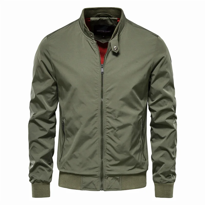 Aaron | Men's Zip Up Classic Bomber Jacket