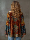 Sophia | Women's Boho Quilted Jacket Loose Fit Vintage Kimono Cardigan