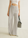 Camila | Women's High-Waist Asymmetric Wrap Wide Leg Pants