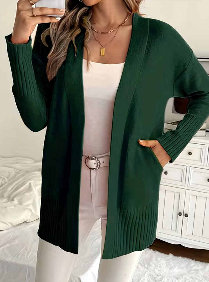 Harper | Women's Relaxed Open-Front Knit Cardigan Sweater